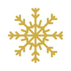 snowflake christmas decoration isolated icon vector illustration design