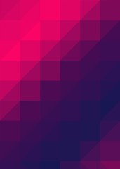 Fototapeta premium hotpink Color Abstract trianglify Generative Art background illustration