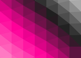 hotpink Color Abstract trianglify Generative Art background illustration