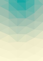 Ocean Color Abstract trianglify Generative Art background illustration