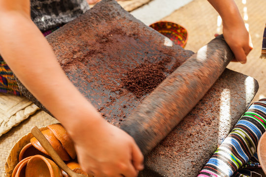 Grinding Cocoa Beans