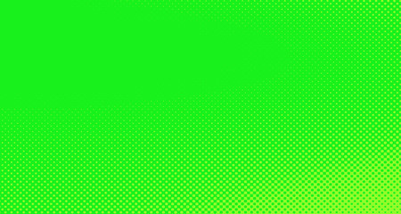 Fototapeta premium Bright green and yellow pop art retro background with halftone in comic style for sale, vector illustration eps10