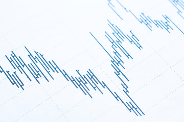 Detail graphics stock exchange