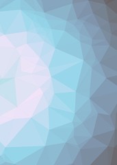 Sky Color Abstract trianglify Generative Art background illustration