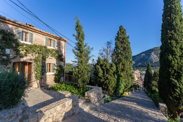 Calvary in the town of Pollenca