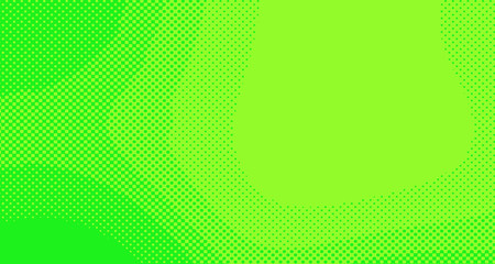 Bright green and yellow pop art retro background with halftone in comic style for sale, vector illustration eps10