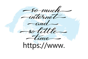 Phrase handwriting text lettering