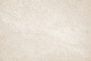 Fototapeta premium Cream concreted wall for interiors or outdoor exposed surface polished concrete. Cement have sand and stone of tone vintage, natural patterns old antique, design art work floor texture background.