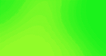 Bright green and yellow pop art retro background with halftone in comic style for sale, vector illustration eps10