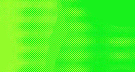 Bright green and yellow pop art retro background with halftone in comic style for sale, vector illustration eps10