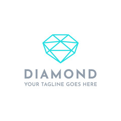 Diamond outlines Logo