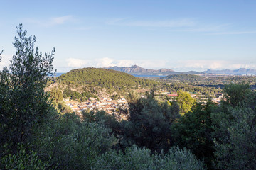 Fototapeta na wymiar Mountains of northern Mallorca