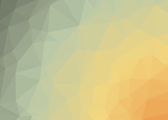 Sunset Color Abstract trianglify Generative Art background illustration
