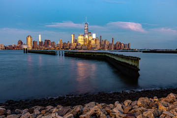 New York Skyline from Newport Park New Jersey