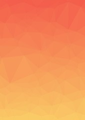 Sunset Color Abstract trianglify Generative Art background illustration
