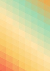 Sunset Color Abstract trianglify Generative Art background illustration