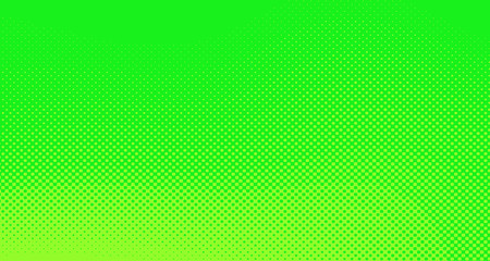 Bright green and yellow pop art retro background with halftone in comic style for sale, vector illustration eps10