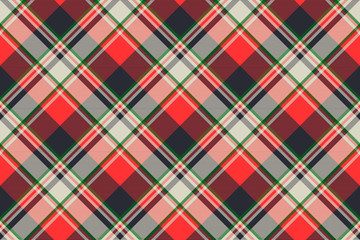 Tartan plaid fabric texture seamless pattern