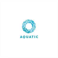 water sport logo design template