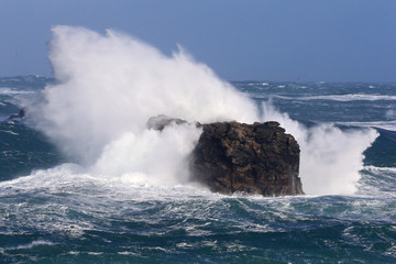 Tempête en Bretagne