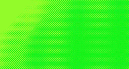 Bright green and yellow pop art retro background with halftone in comic style for sale, vector illustration eps10