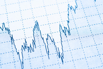 Detail graphics stock exchange