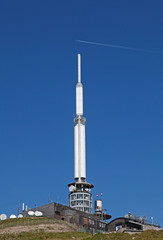 Antennes sur la cime du Puy de Dôme