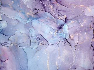  Abstract colorful background, wallpaper. Mixing acrylic paints. Modern art. Paint marble texture. Alcohol ink colors  translucent