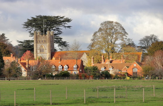 Hambleden Village in the Cotswold Hills