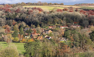 English Hamlet in the Chiltern Hills