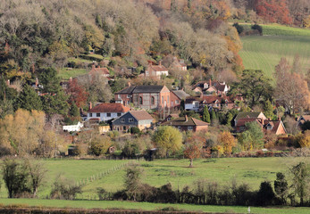English Hamlet in the Chiltern Hills