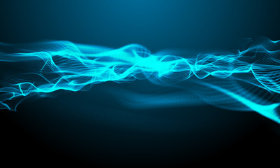 forma, sfondo, astratto, tecnologia futuristica, particelle, informatica