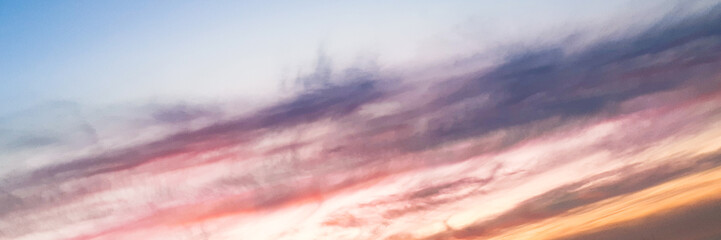 clouds sky sunset, beautiful horizon. background © Alesia Berlezova
