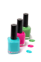 Colorful nailpolish