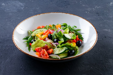 vegetarian fresh vegetable salad