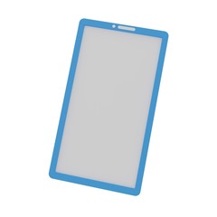 デフォルメスマホ単体の3DCG