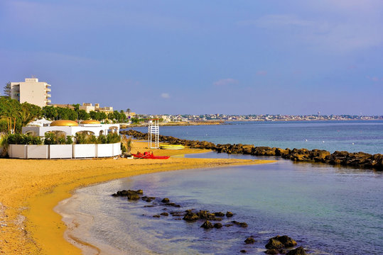 marine panorama of Mazara del vallo Sicilia