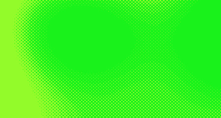 Bright green and yellow pop art retro background with halftone in comic style for sale, vector illustration eps10