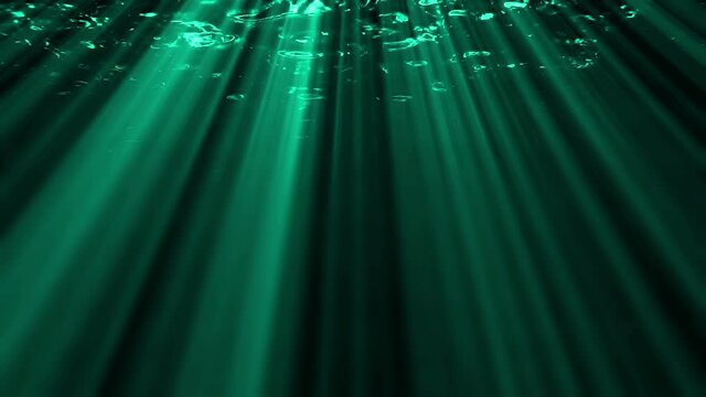 Volumetric rays of light shining from above penetrate through the thick airy veil, causing a beautiful air curtain from volumetric light. Looped