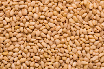 Pine nut background. Peeled Pine Nut. Pine nut background. Peeled Pine Nut.