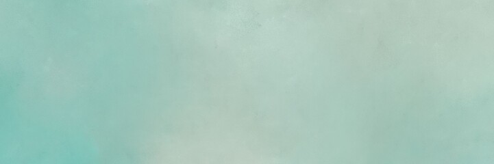 ash gray, medium aqua marine and pastel blue colored vintage abstract painted background with space for text or image. can be used as header or banner