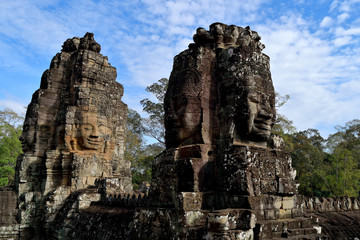 Fototapeta premium The faces of the Bayon, Angkor Thom, Cambodia.