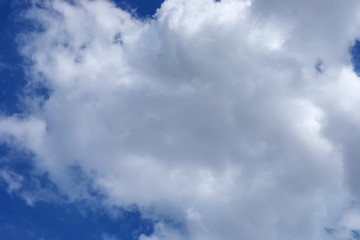 blue sky and white clouds