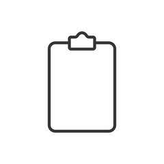 Clipboard Icon Vector Illustration