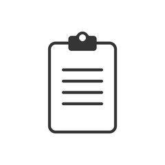 Clipboard Icon Vector Illustration