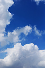 Naklejka na ściany i meble blue sky with cloud in the morning.