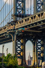 Fototapeta premium Manhattan Bridge from DUMBO