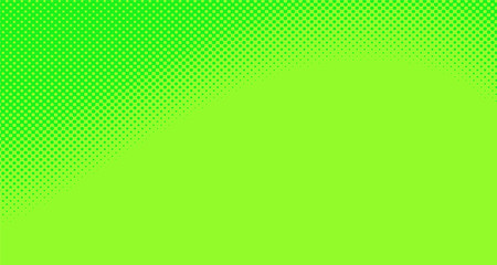 Bright green and yellow pop art retro background with halftone in comic style for sale, vector illustration eps10