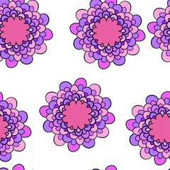  vector illustration mandala on a white background, textile, cover, wallpaper