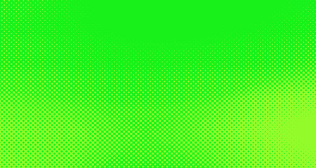 Bright green and yellow pop art retro background with halftone in comic style for sale, vector illustration eps10
